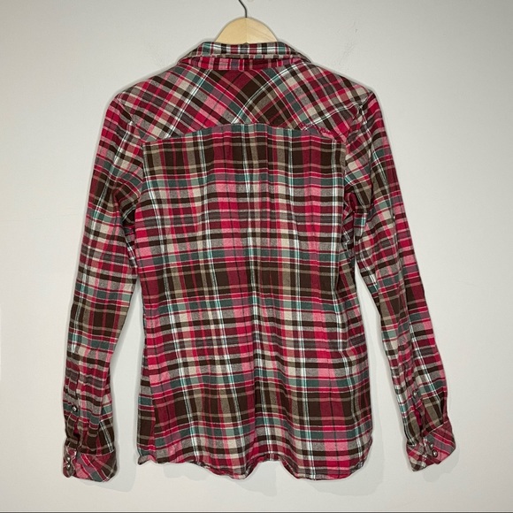 Outdoor Research pink Ceres flannel button down shirt - Picture 2 of 6
